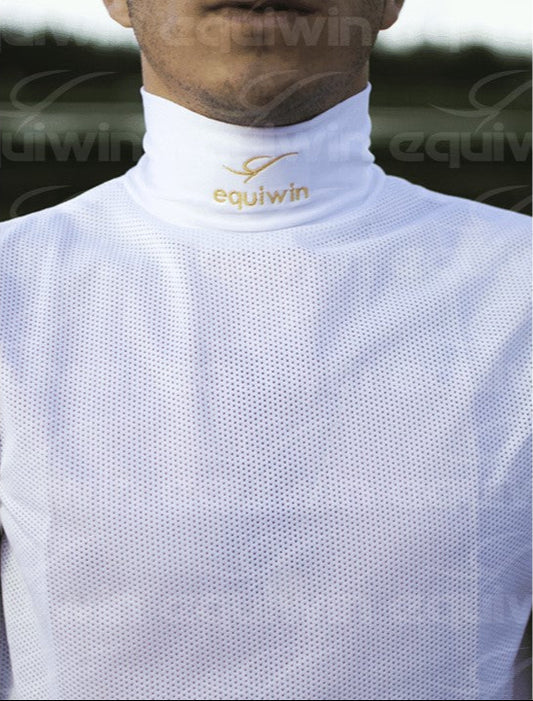 Mock Turtle Neck Shirt-Short Sleeve Mesh: Medium / Large
