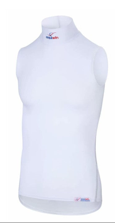 Mock Turtle Neck Shirt-Sleeveless: Large