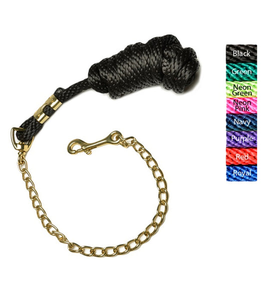 Nylon Lead Ropes w/chains-Various - 10396