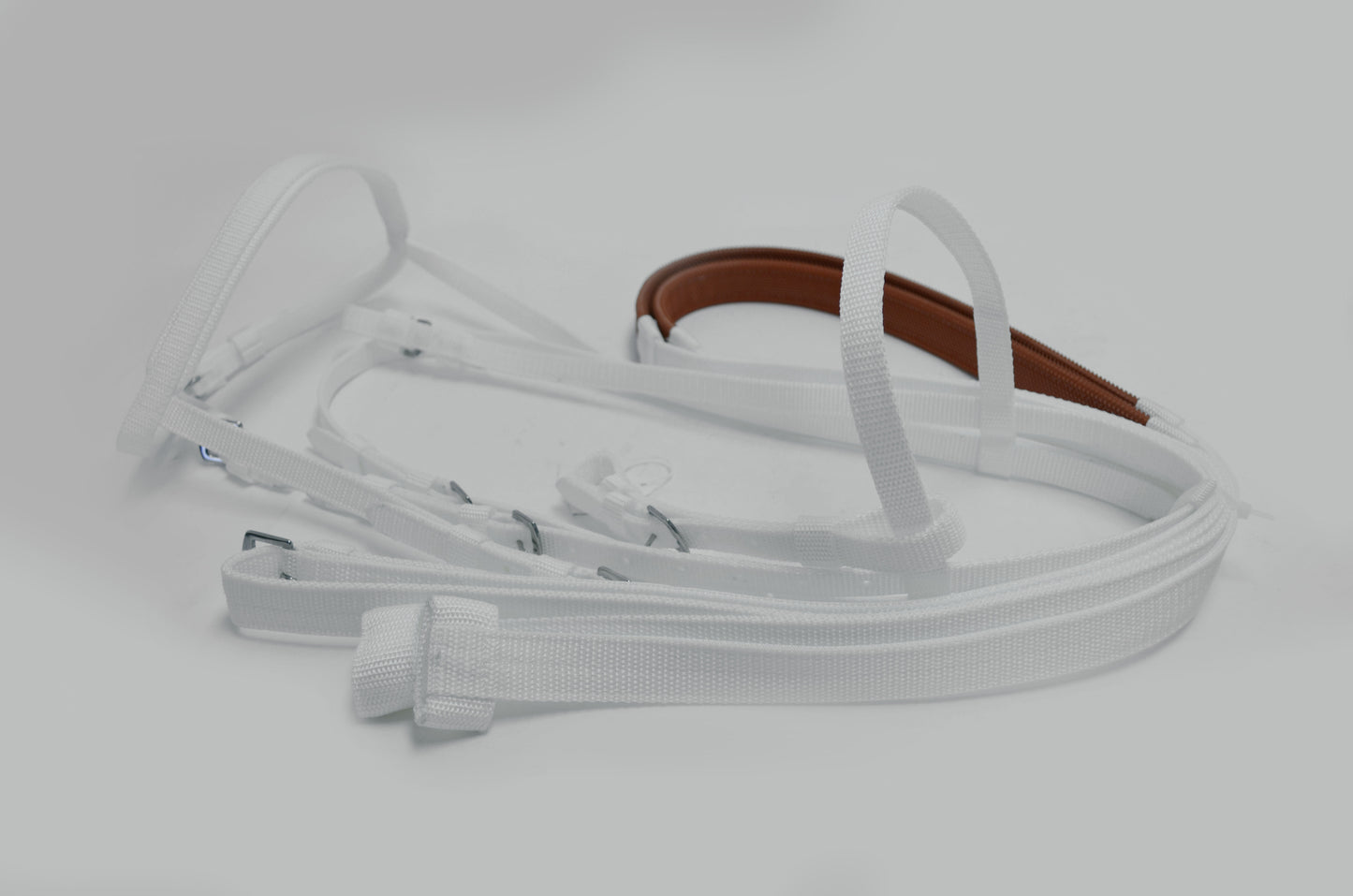 Complete Nylon Bridle Set - Solid Color - Various