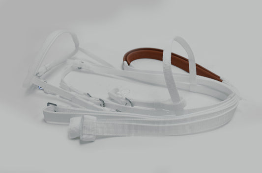 Complete Nylon Bridle Set - Solid Color - Various