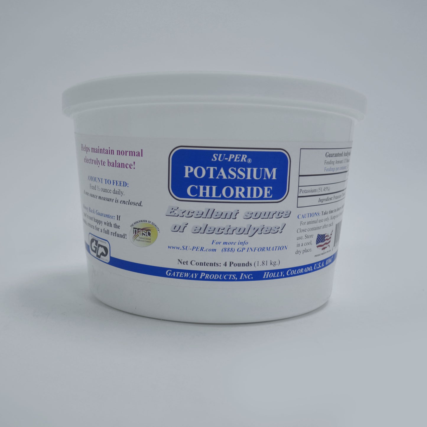 Potassium Chloride-4 lbs.