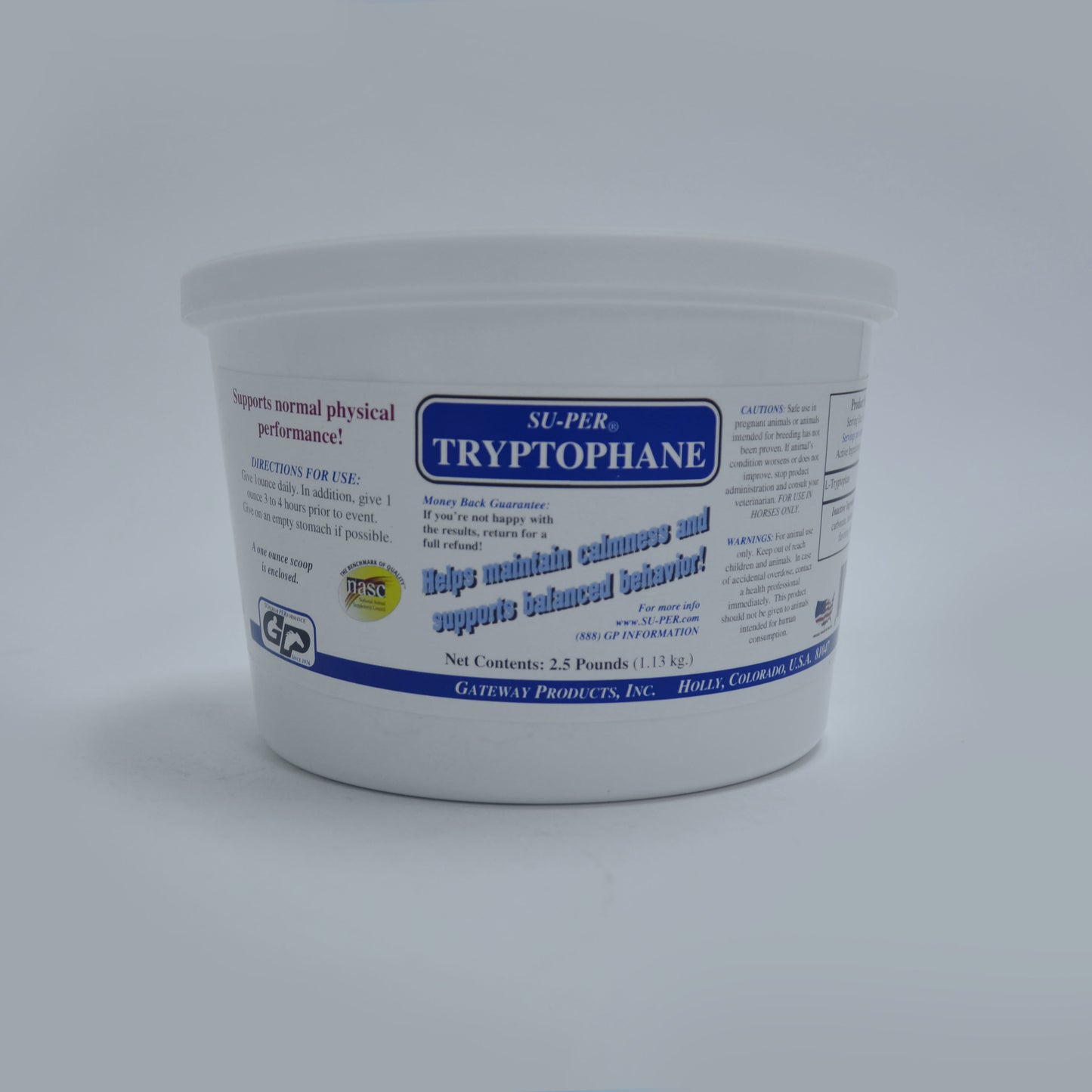 SU-PER Tryptophane-2.5 lbs.