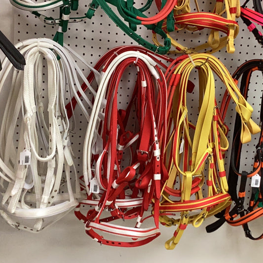 Complete Nylon Bridle Set -Two Tone