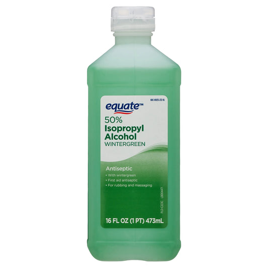 Alcohol 50% Wintergreen - Equate 16 Oz