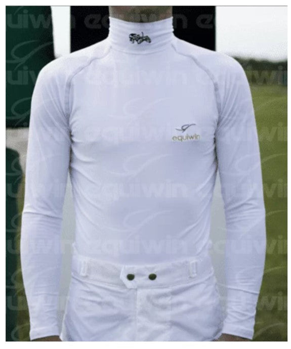 Mock Turtle Neck Shirt-Long Sleeve : Small / Medium