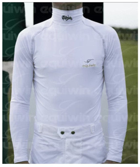 Mock Turtle Neck Shirt-Long Sleeve : Large