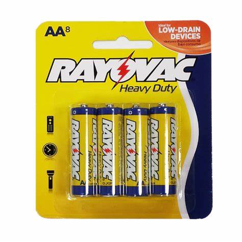 Batteries AA-Rayovac : Heavy Duty